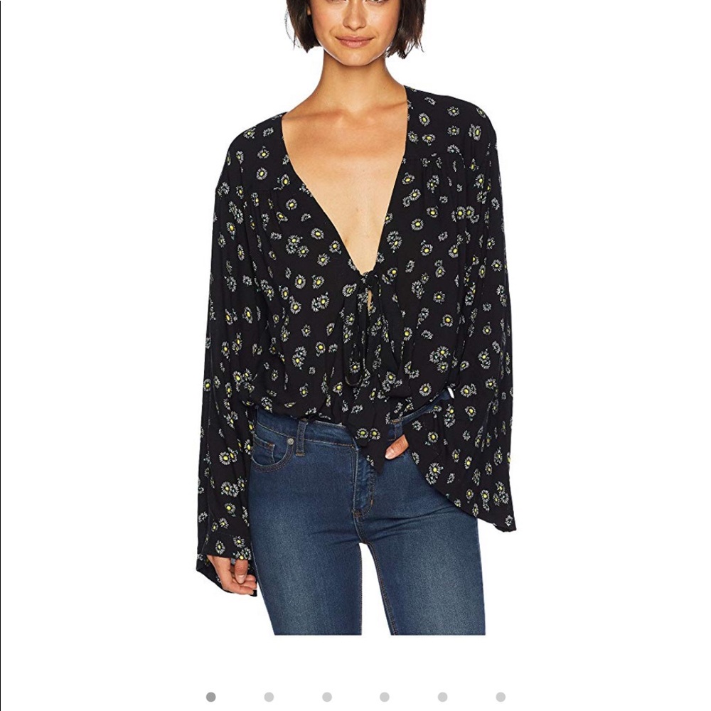 Free People Long Sleeve Bodysuit